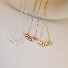 Charger l&#39;image dans la galerie, Personalized 3D Letter Necklace
